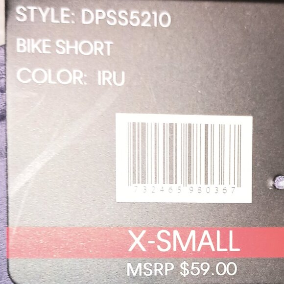 NEW DKNY Women's Pull-on Fitted Silhouette 7" Inseam Bike Shorts Purple - Picture 9 of 11